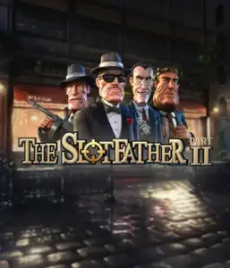 Enter the underworld world of The Slotfather 2 slot by Betsoft, featuring four iconic mafia characters set against a dark urban backdrop. This graphic portrays the dramatic essence of the mafia underworld with its vivid character design and suspenseful setting. Great for lovers of gangster-themed games, offering a captivating gaming experience. 